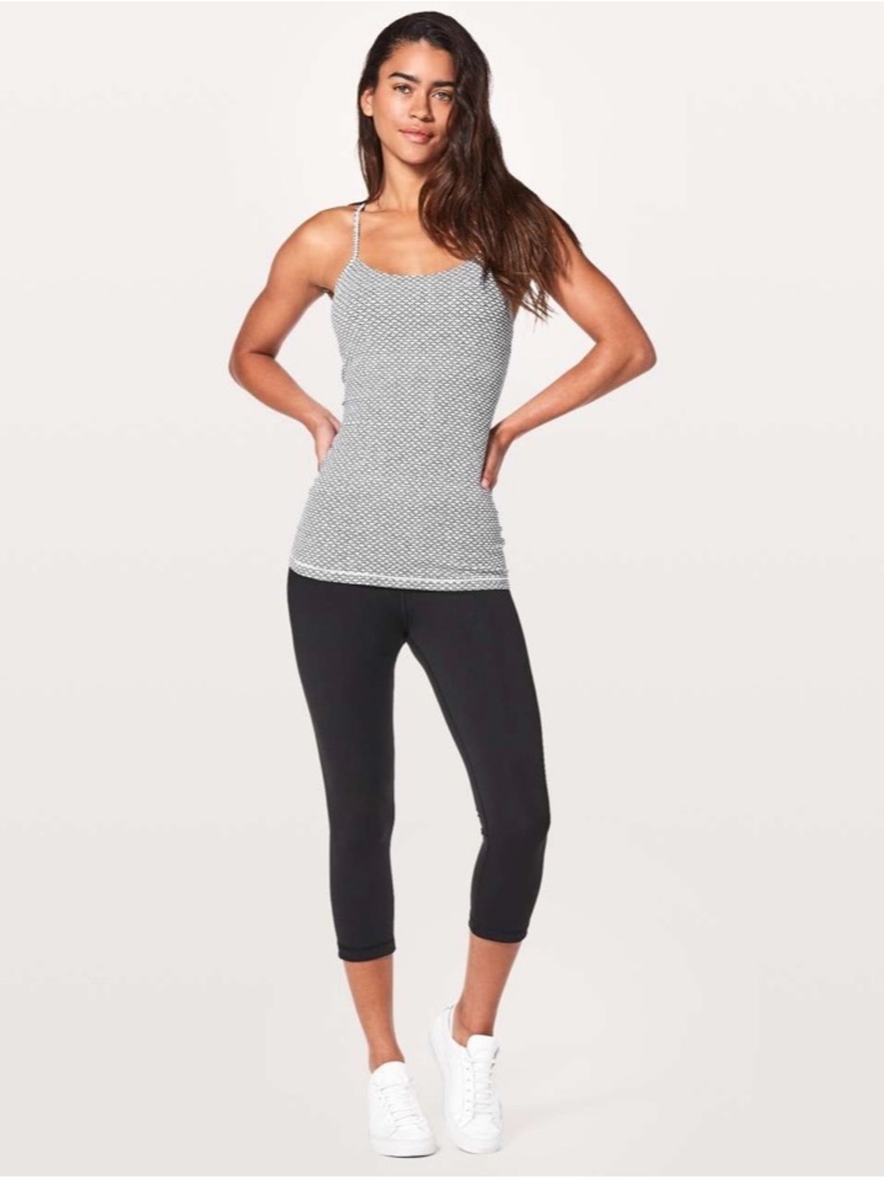 Lululemon Power Pose Y Strap Tank
Monochromic Black & White Geometric Print (4)
